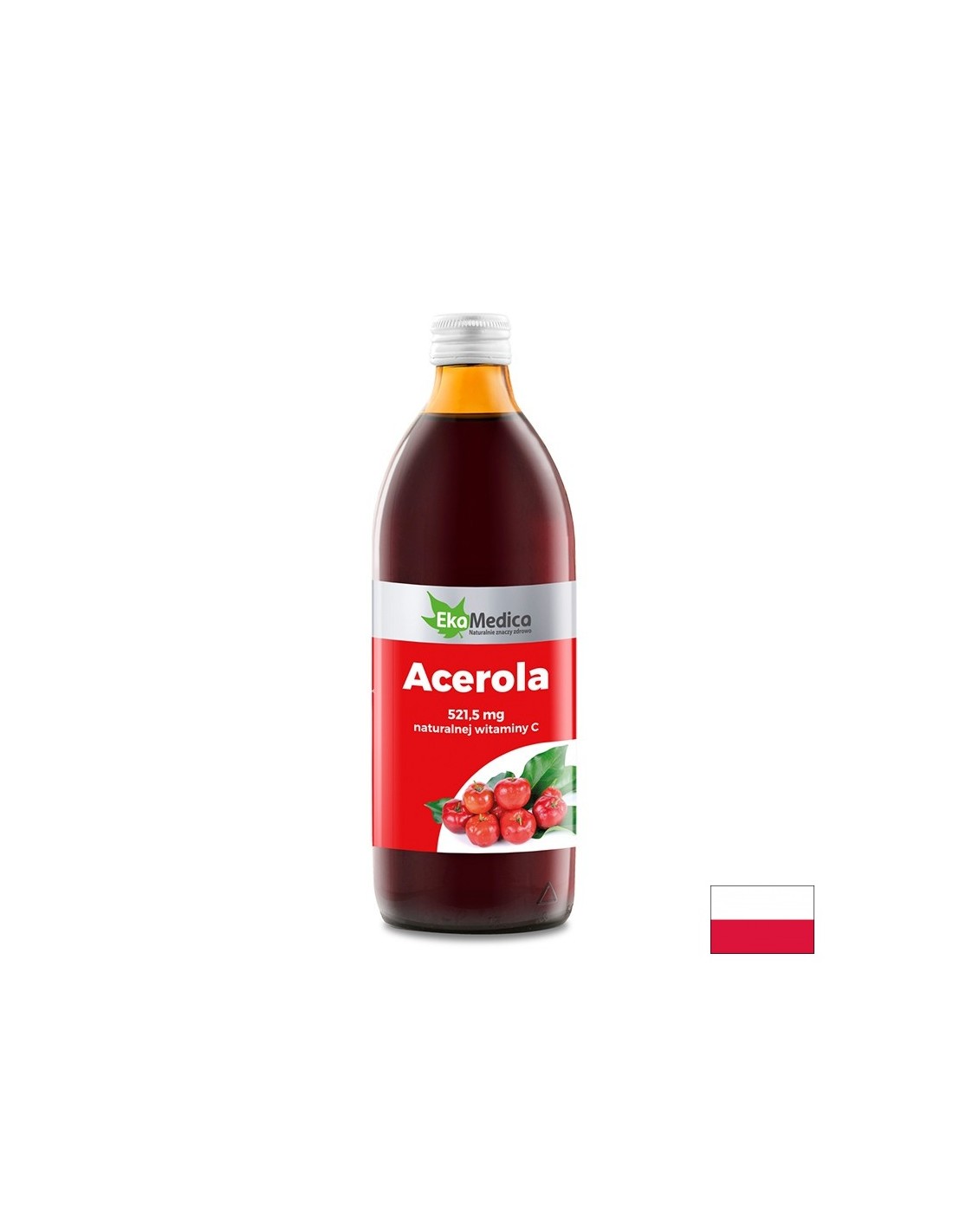 Imunita - acerola (prírodný vitamín C), sirup 500 ml Ekamedica
