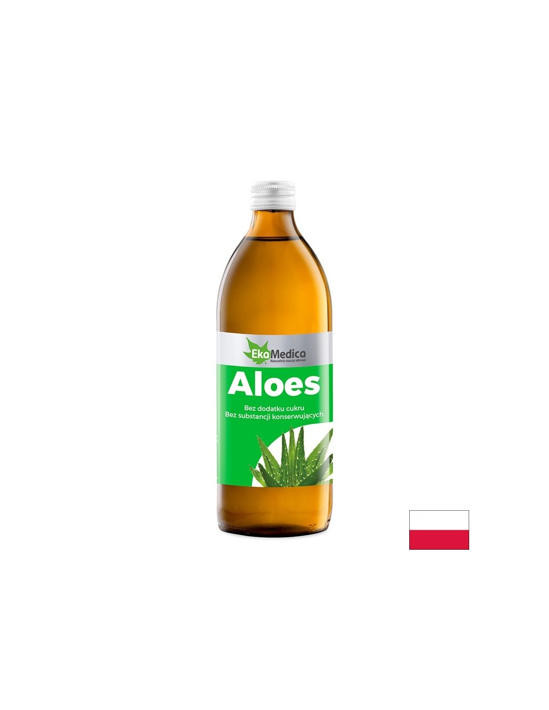 Aloe vera (listová šťava), 500 ml Ekamedica