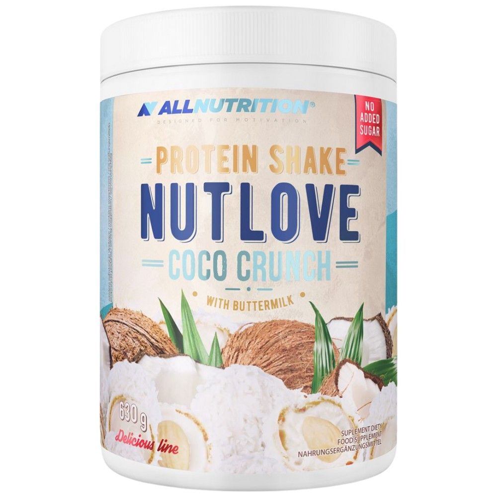 Nutlove Protein Shake Srvátkový proteín + kazeín - 630 gramov