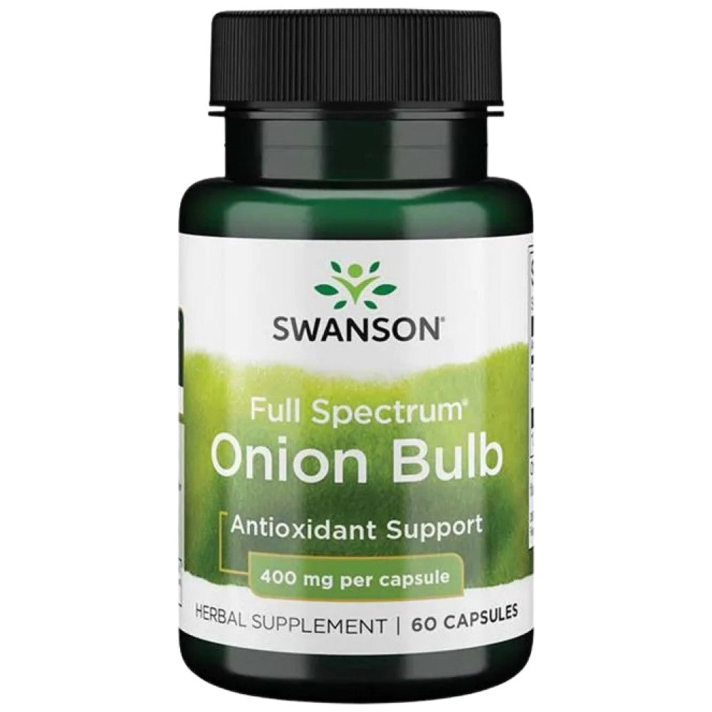 Celá spektrum cibuľovej cibuľky 400 mg 60 kapsúl