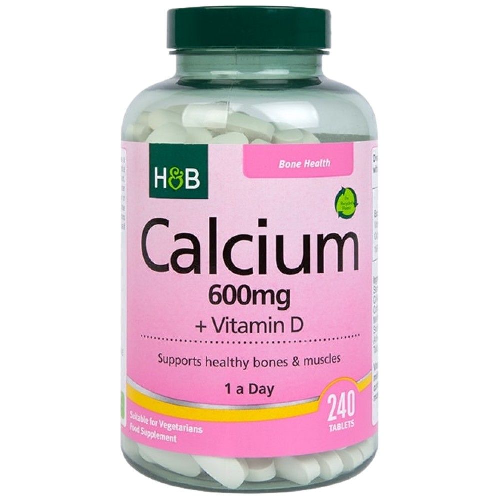 Vápnik 600 mg + vitamín D - 240 tabliet