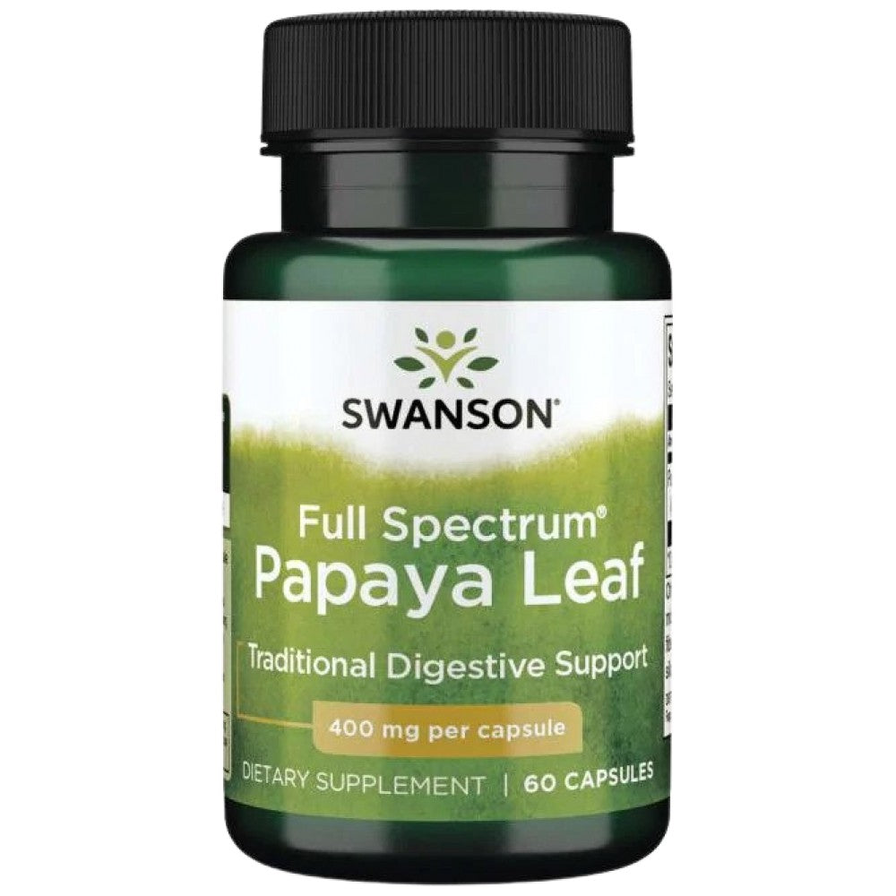 Celé spektrum papaya list 400 mg 60 kapsúl