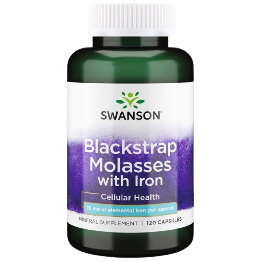 Blackstrap melasy so železom 29 mg 120 kapsúl