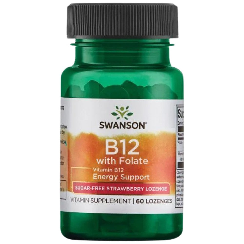 B12 1000 mcg s folátom - 60 sublingválnych tabliet