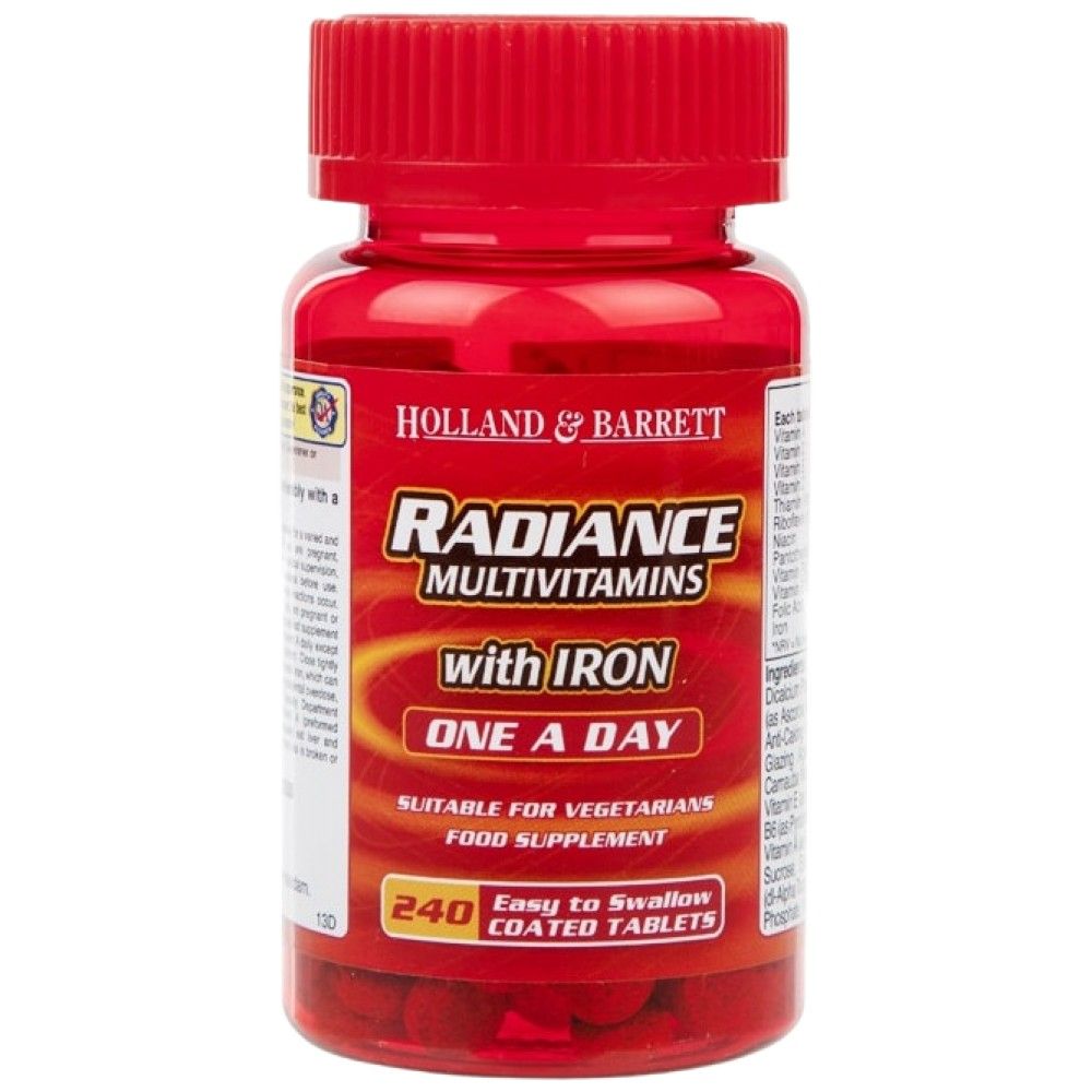 Radiance Multivitamins & Iron | Jeden deň - 240 tabliet