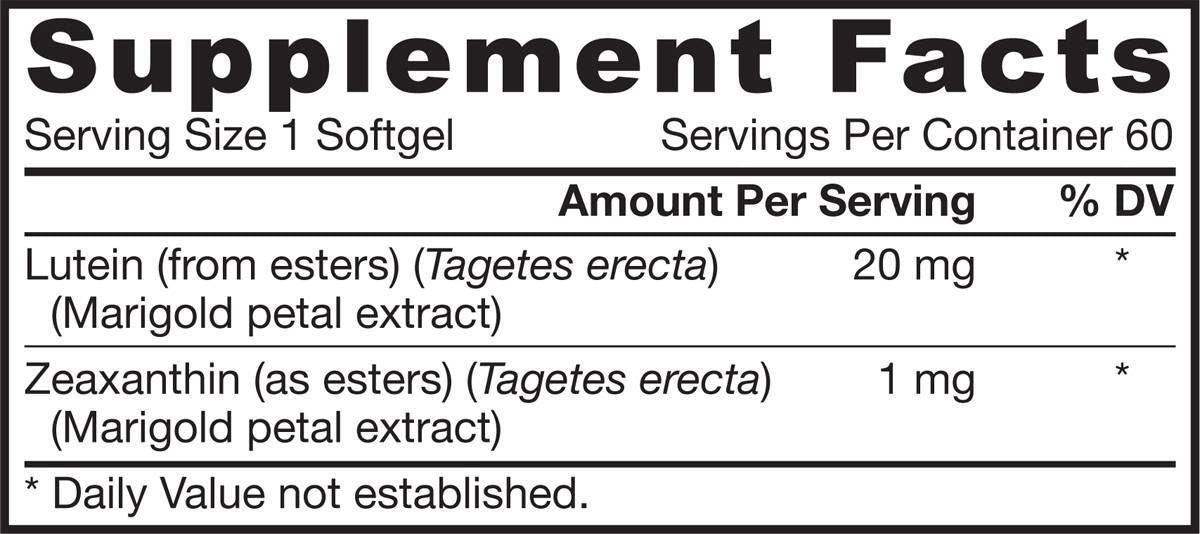 Luteín 20 mg - 120 softgelov