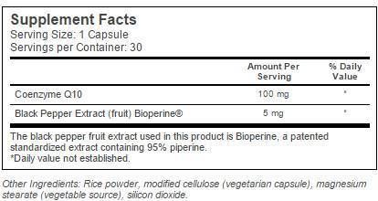 Najlepšie COQ10 s bioperínom 100 mg - 120 kapsúl