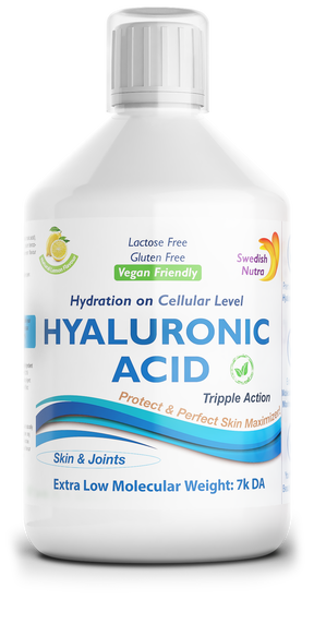 Liquid Hyaluronic acid 100 mg - nourishment at the cellular level - 500 ml - Nutra Best Europe