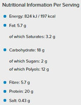 Nová šľahačka proteínovej tyčinky / 60 g