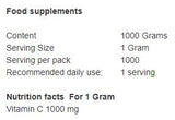Antioxidant vitamínu C 100% prášok vitamínu C - 1 000 gramov