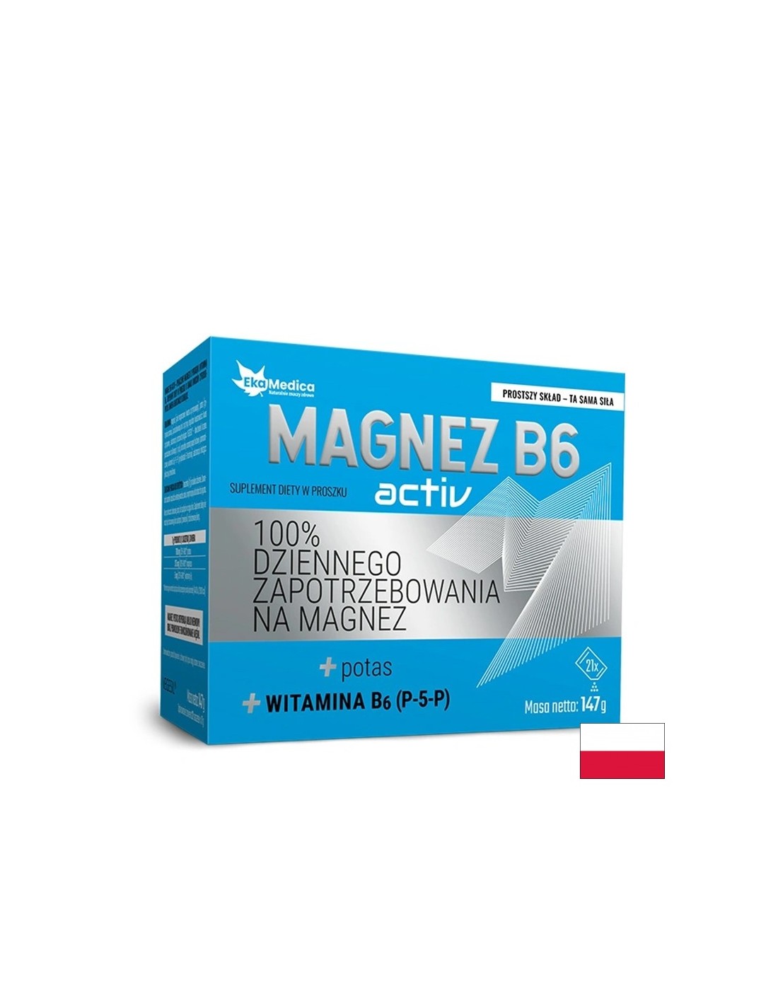 Zdravie energie a srdca - Magne B6 Active (horčík, draslík, vitamín B6), 21 vreckov