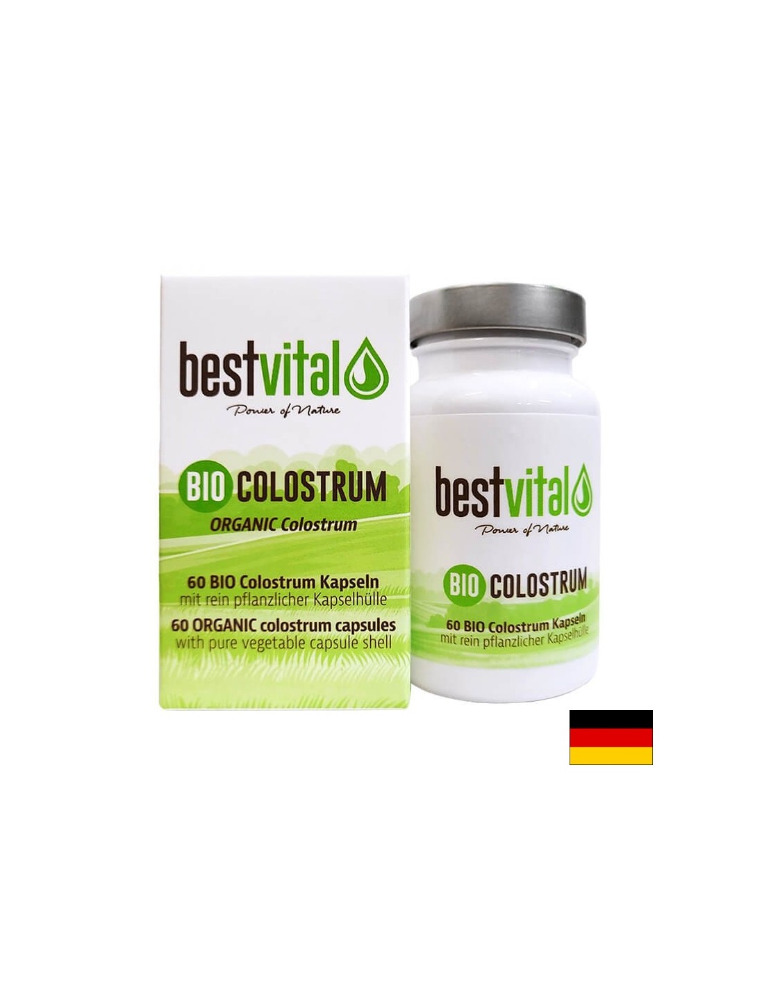 Silná imunita a vitalita - Organic Colostrum, 60 kapsúl