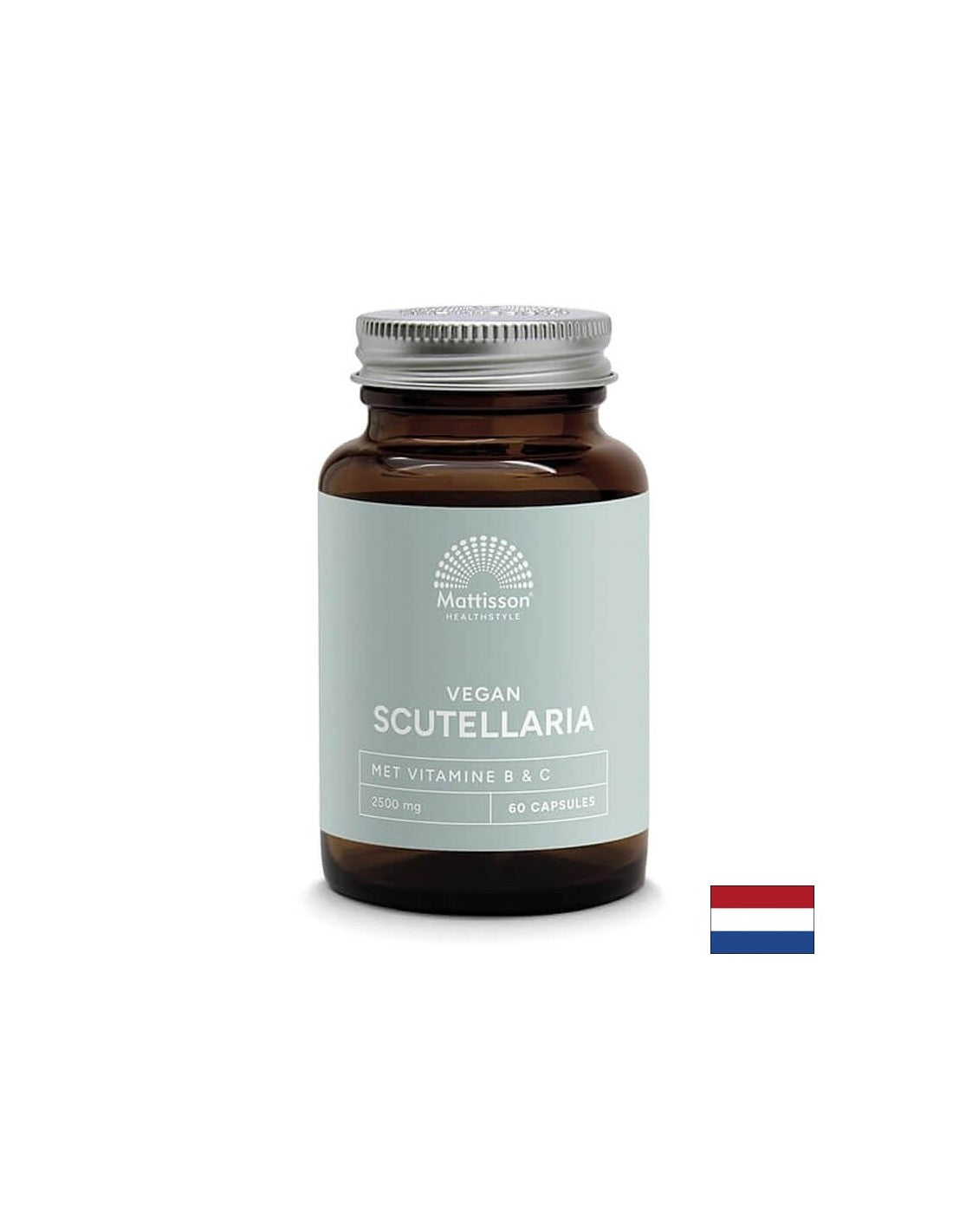 Nespavosť a imunita - Scutellaria (Shelmnik Baikalski) + vitamín B, C a kurkumín, 60 kapsúl <tc>Mattisson Healthstyle</tc>