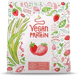 Strawberry vegánskych proteínov - 600 g vyrobených v Nemecku - Alpha Foods