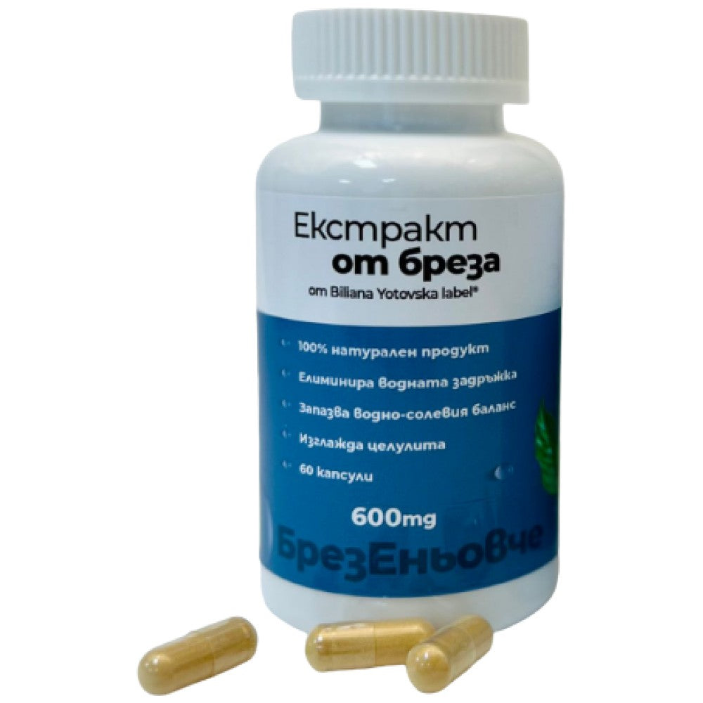 Extrakt z brezy 600 mg - 60 kapsúl