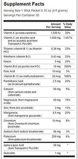 Ultra 1 000 mg energia C s elektrolytami 30 paketov