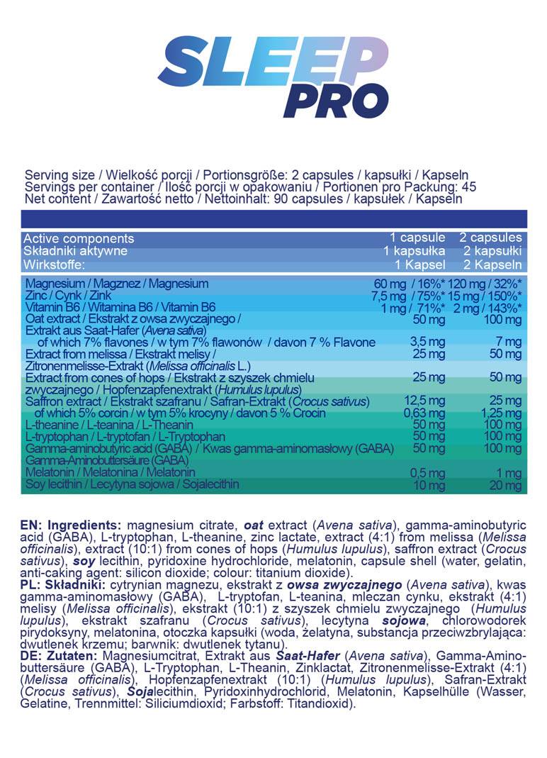 Sleep Pro - 90 kapsúl