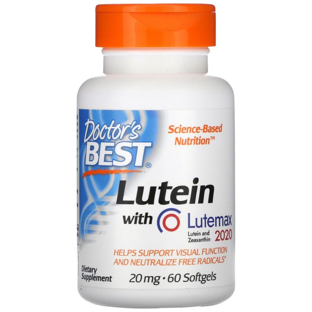 Najlepší luteín 20 mg - 60 softgelov