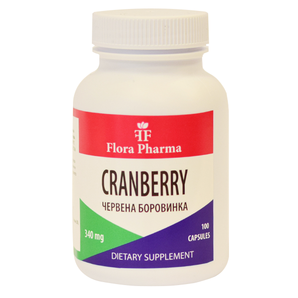 Cranberry 680 mg (Vaccinium Vitis Idaea) / 100 kapsúl, 50 dávok / flóra farma