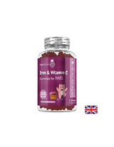 Anémia - železo 7 mg + vitamín C 10 mg (pre deti), 120 želé tablety, príchuť bobúľ
