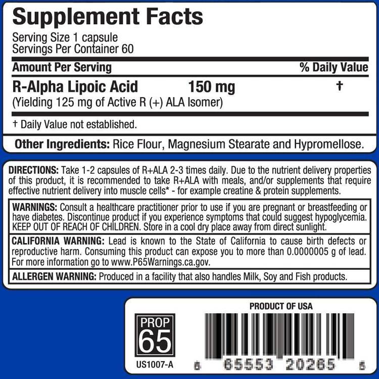 R -Ala 150 mg - 60 kapsúl