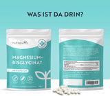 Bisglycinát horečnatý 60 kapsúl 320 mg Vegánsky <tc>Nutravita</tc>