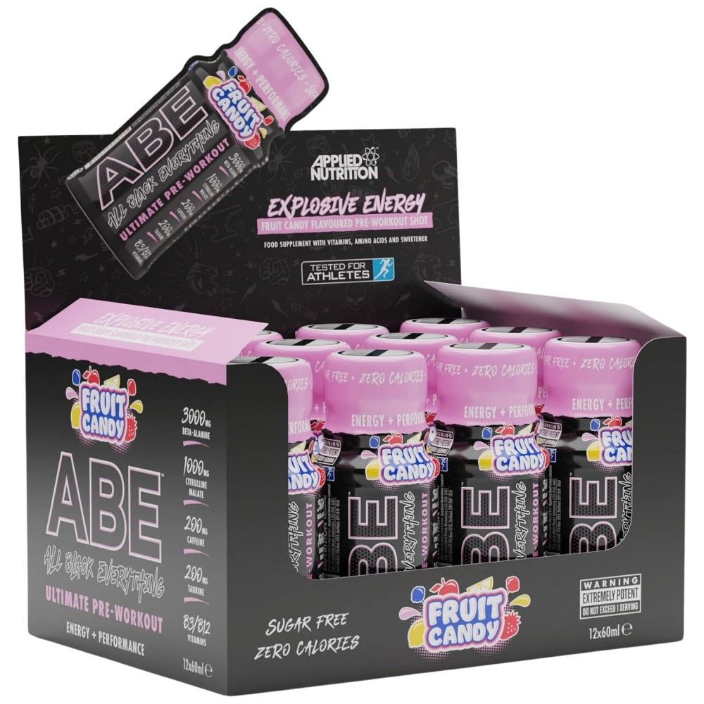 Abe Shot | Všetko čierne všetko pred tréningom - 12 x 60 ml