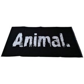 Animal Gym Towel - Black | 100 x 50 cm - 100 x 50 cm - Nutra Best Europe
