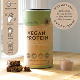 Vegánsky proteín + enzýmy - 750 g (čokoláda) <tc>Nutravita</tc>