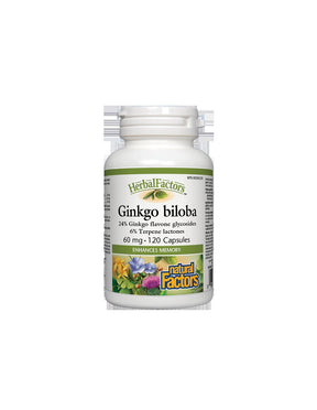 Ginkgo Biloba 60 mg - 120 capsules - Nutra Best Europe
