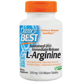 BEST L-Arginine 500 mg - 120 Tablets - Nutra Best Europe