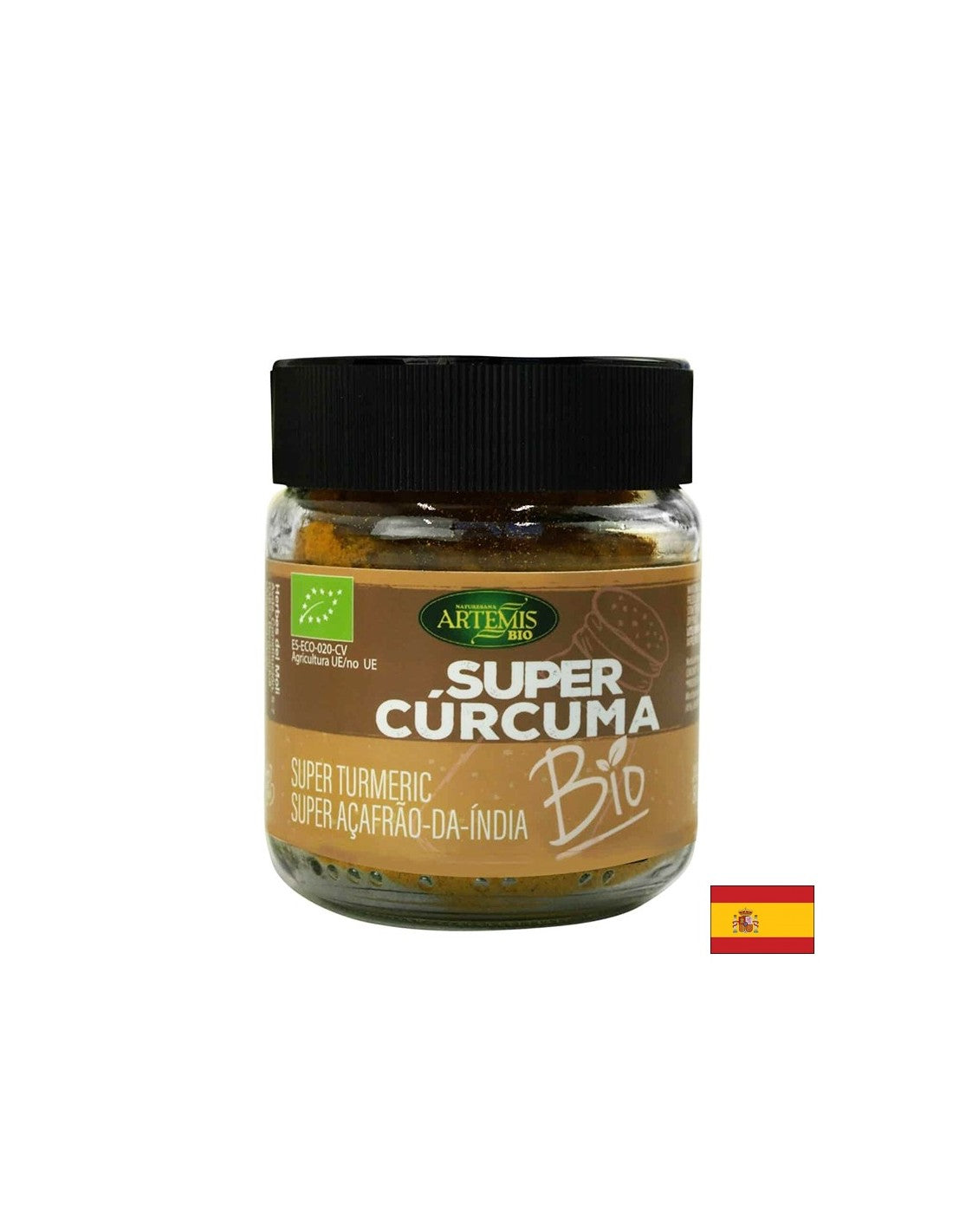 Aromatické organické korenie - kurkuma, carob, čierne korenie a zázvor, 80 g, prášok