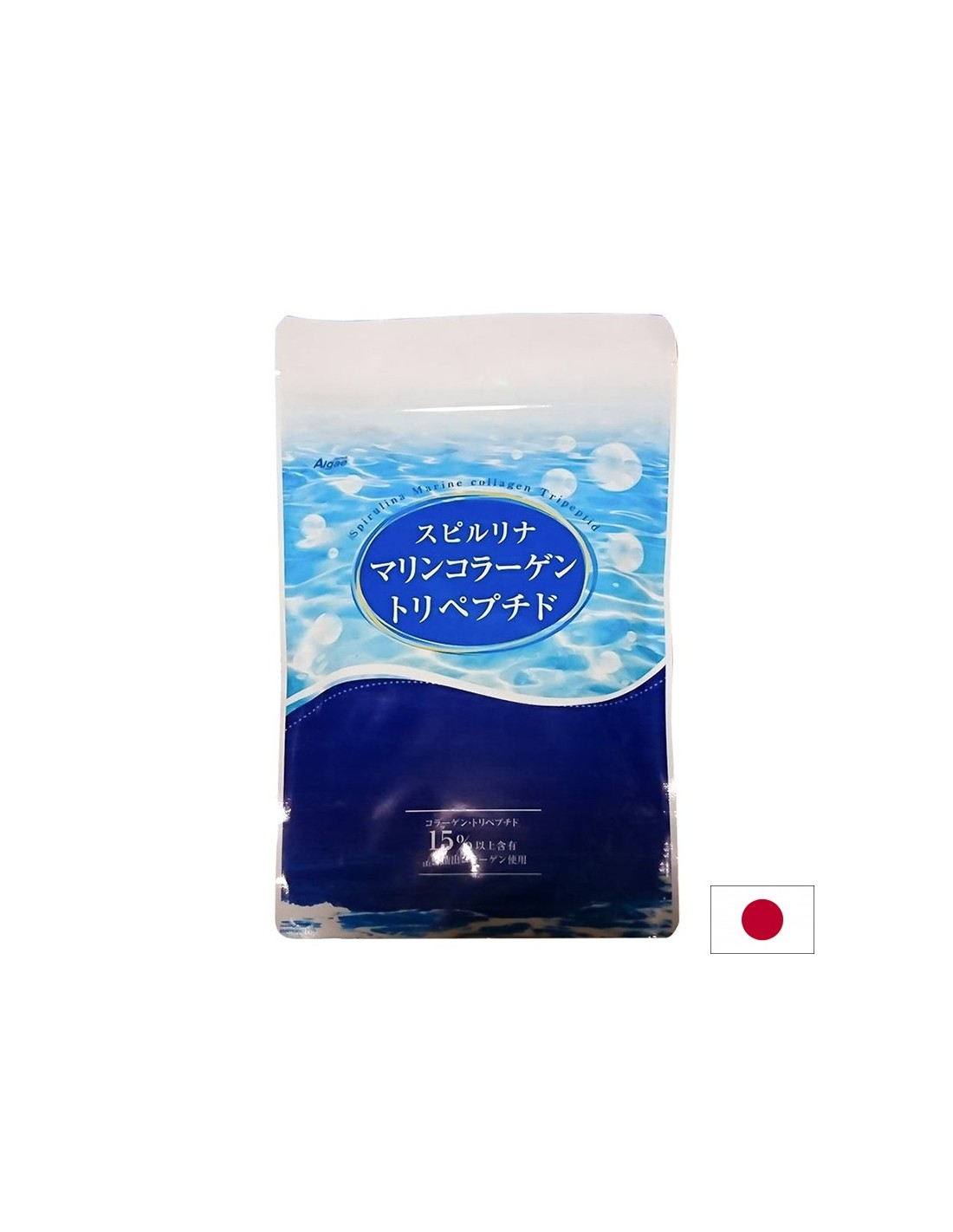 Japonská spirulina + rybie peptidy a vitamín C - Podporuje kĺby a pokožku, 800 tabliet