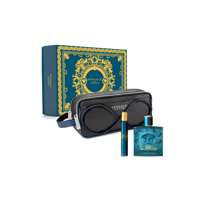<tc>VERSACE</tc> Eros Pour Homme Eau De Toilette Spray 100ml Set 3 kusy