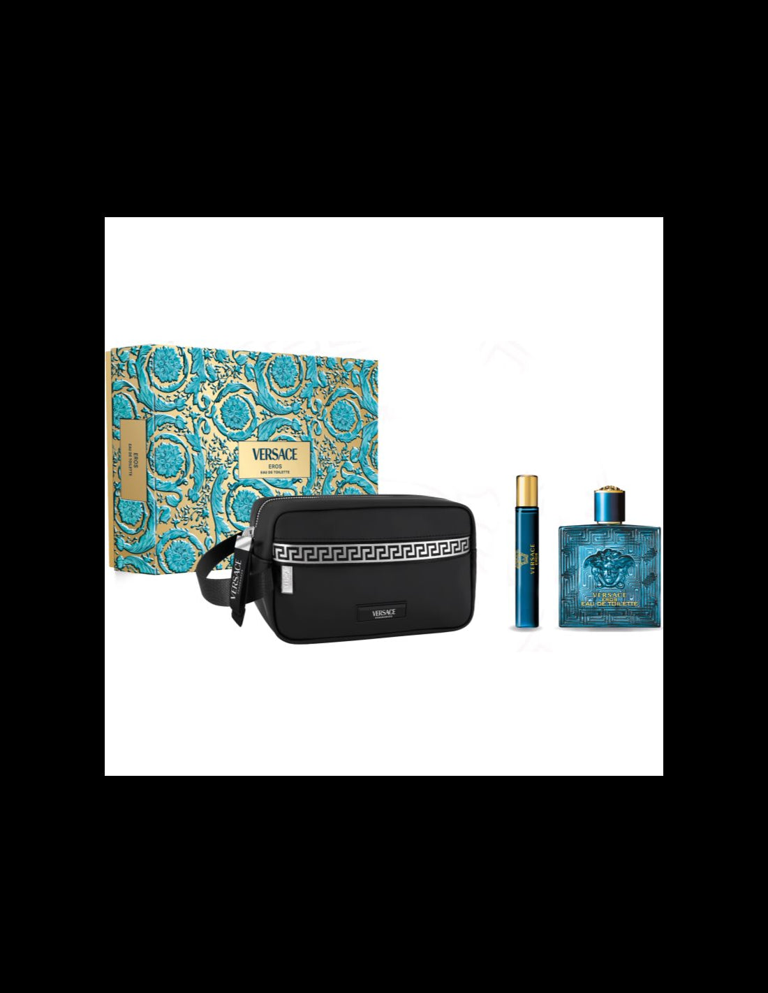 <tc>VERSACE</tc> Eros toaletná voda s rozprašovačom 100ml Vianočná sada 3 kusy