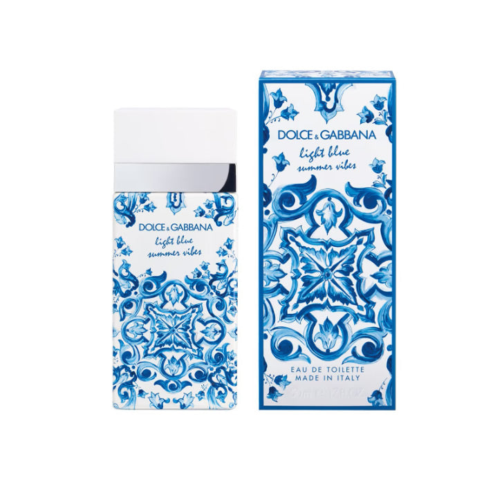 Dolce a Gabbana svetlo modré letné vibrácie Eau de toaletný sprej 50 ml