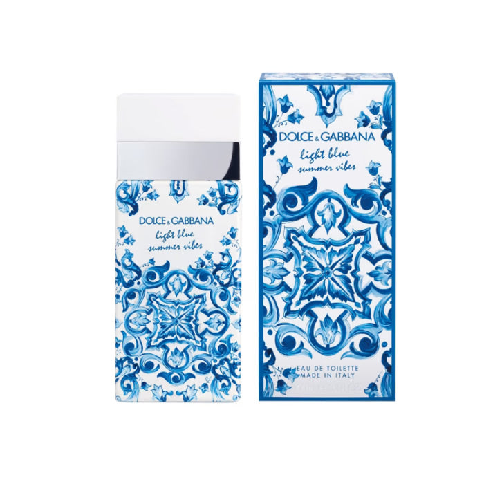Dolce a Gabbana svetlo modré letné vibrácie eau de toaletný sprej 100 ml