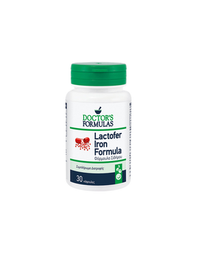 Lactofer Iron Formula / For iron deficiency anemia, 30 capsules Doctor's Formulas - Nutra Best Europe