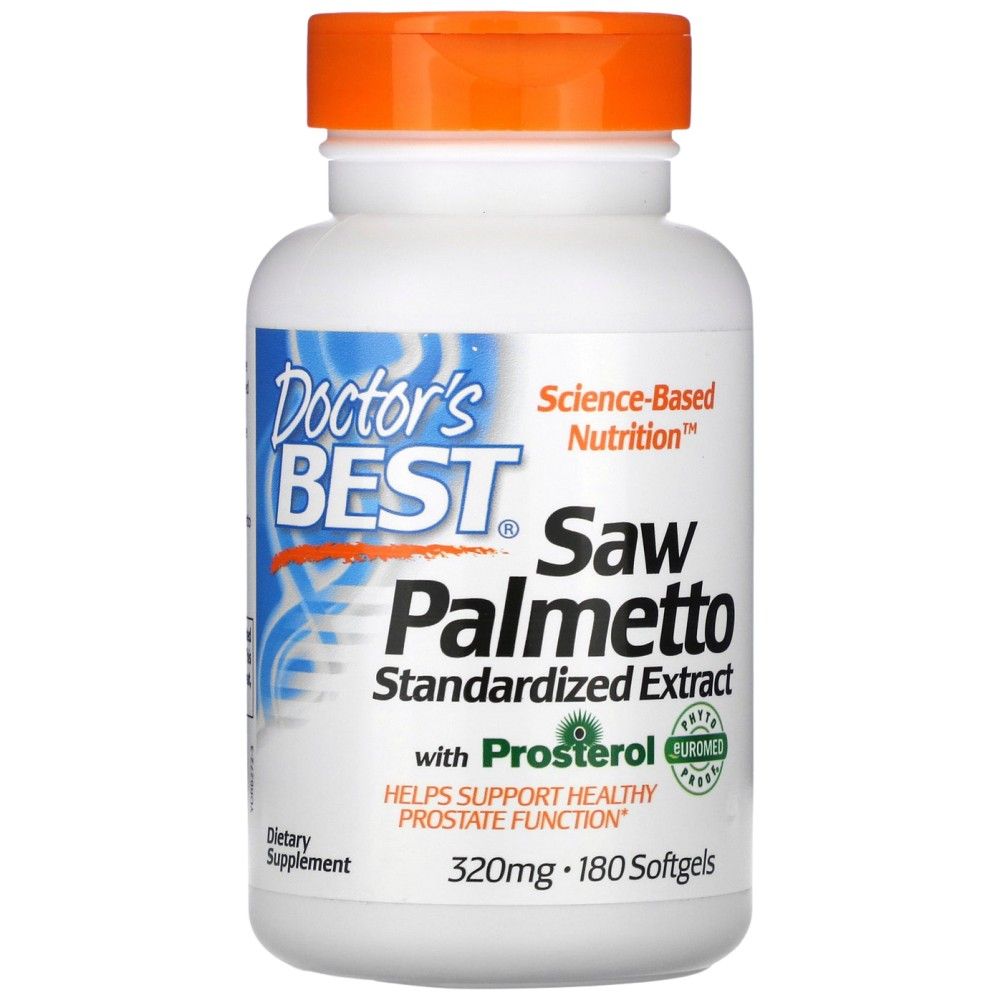 Najlepšie píly palmetto 320 mg - 180 gélových kapsúl