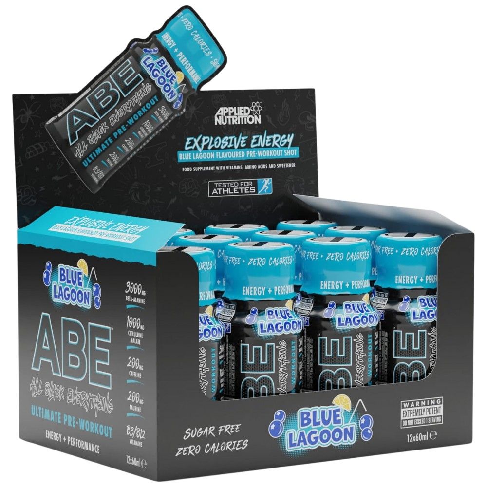 Abe Shot | Všetko čierne všetko pred tréningom - 12 x 60 ml