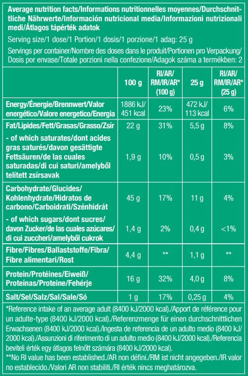 Proteínové tortilla čipy / 50 g