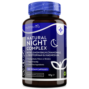 Natural Night Sleep Complex 120 Vcaps. Nutravita - Nutra Best Europe
