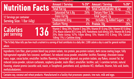 Vegan Bar Box / 12 x 40 g - 0,500 kg