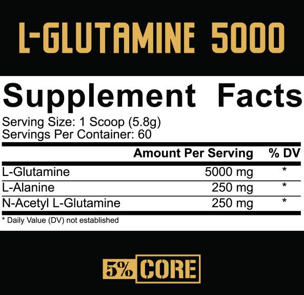 L-glutamín 5000 | Core Series - 348 gramov