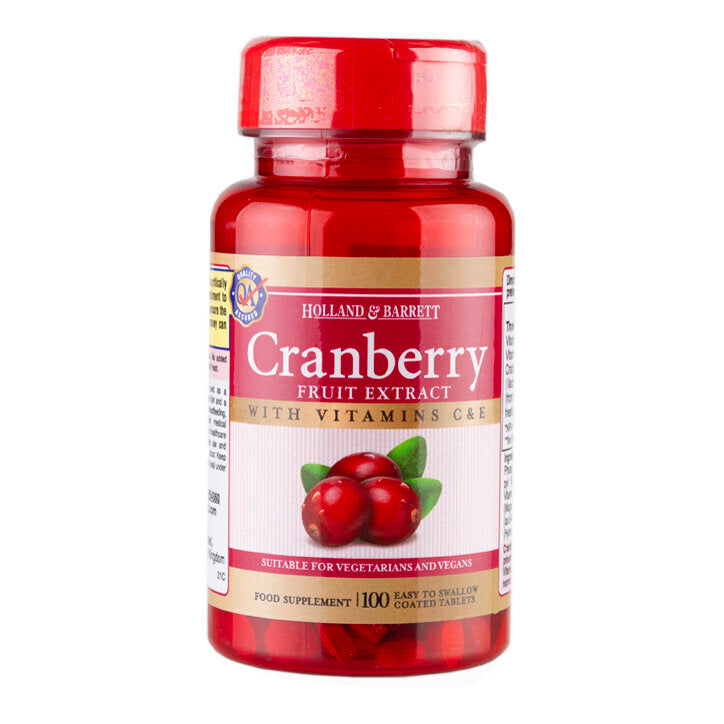 Brusnic s vitamínom C a E 90 tablety Holland & Barrett