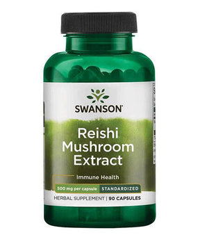 Reishi Mushroom Extract 500 mg | Standardized - 90 capsules - Nutra Best Europe