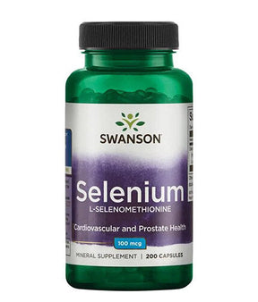 Selenium 100 mcg (L-Selenomethionine) - 200 capsules - Nutra Best Europe