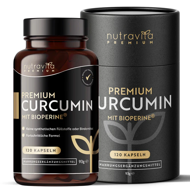 Premium kurkumín 95% kurkuminoidov s bioperínom - 120 kapsúl