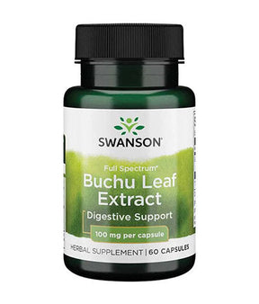 Full Spectrum Buchu Leaf 4:1 Extract 100 mg - 60 capsules - Nutra Best Europe