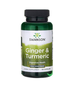 Full Spectrum Ginger & Turmeric - 60 capsules - Nutra Best Europe
